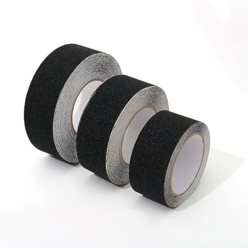 Image of Anti Slip Tape for Stairs | Strong Grip, Waterproof & Heavy Duty | Non-Skid Safety Tape for Home, Steps, Bathroom & Outdoor Floors | 50mm x 5 Meter (Single Roll - Ideal for Small Areas)