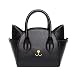 QZUnique Women's Summer Fashion Top Handle Cute Cat Cross Body Shoulder Bag Black