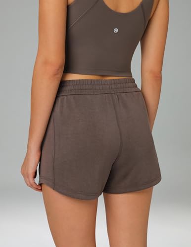 Colorfulkoala Modal Women's High Waisted Sweat 4'' Shorts with Pockets2