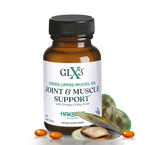 Haka Life GLX3 Green Lipped Mussel Oil Capsules for Joint and Muscle Support | Extra-Strength Omega-3 Green Lipped Mussel Supplement for Comfort Flexibility & Recovery | Contains ETA EPA DHA