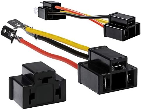 Online Led Store 2pc H4 9003 Hb2 Headlight Socket Converter Kit For H4652 H4656 H4666 H6545 Plug And Play Head Light Wiring Harness Connector Plug Lighting Electrical Amazon Canada