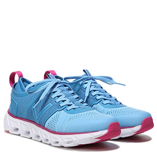Image of Vionic Women's Captivate Oxford, Horizon Blue Knit Sn, 6 US