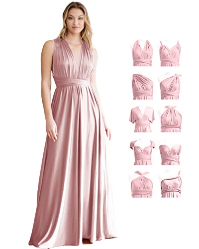 Image of Belle's Design Convertible Infinity Dress & Bandeau - Long Maxi Bridesmaid Dress, Prom Dresses, Wear Multiple Ways, Size 2-24