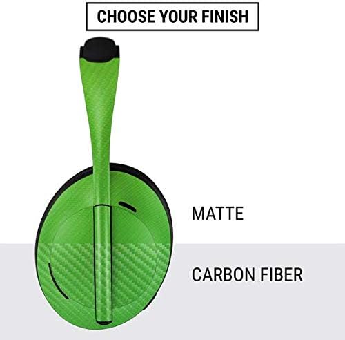 Skinit Decal Audio Skin Compatible with Bose Noise Cancelling Headphones 700 - Green Carbon Fiber Specialty Texture Material Design