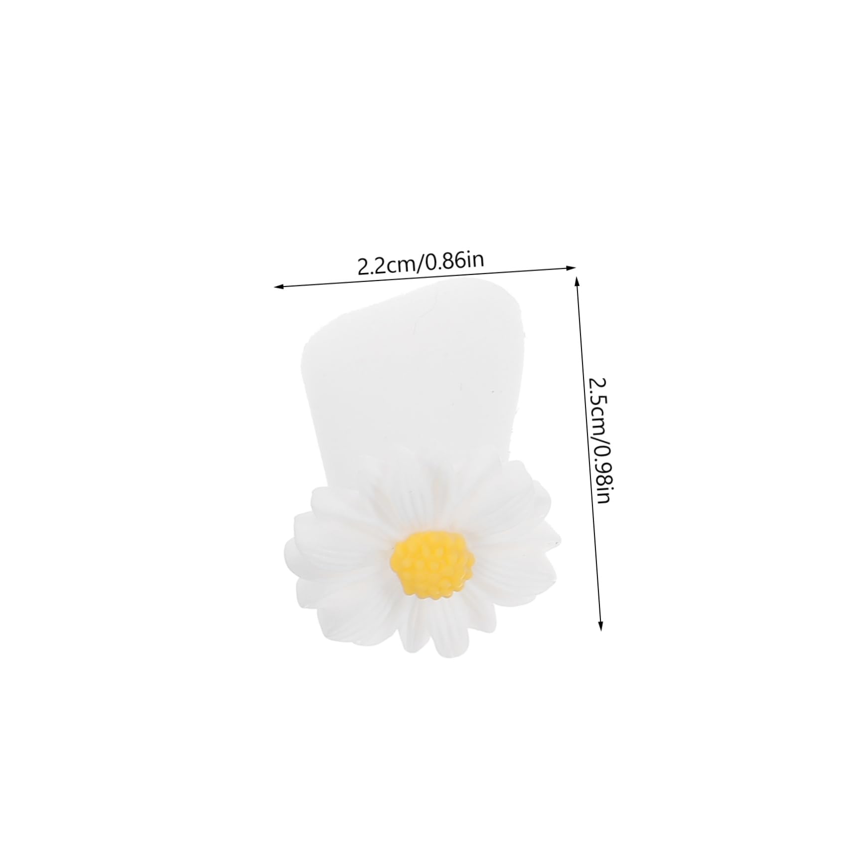 NULYLU Toe Separators Nail Art Spacers Toe Dividers Daisy Flower Design (2 Pack)