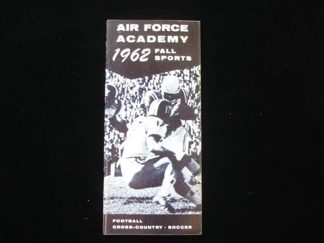 1962 U.S. Air Force Academy Fall Sports Guide - College Programs