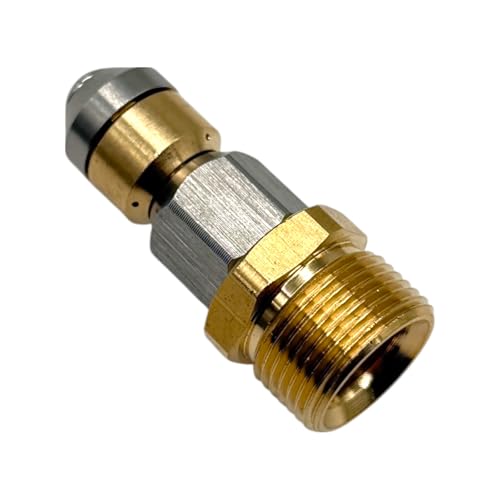 Spitze Rohrreinigungsdüse rotierend mit M22x1,5 AG für Kärcher & Kränzle WAP Alto Kränzle Nilfisk etc. Hochdruckreiniger