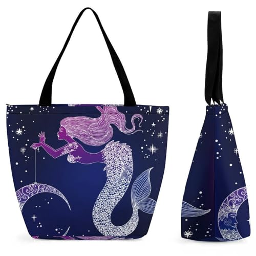 Sac à main pour femme sirène de la lune fini le désordre en voyage