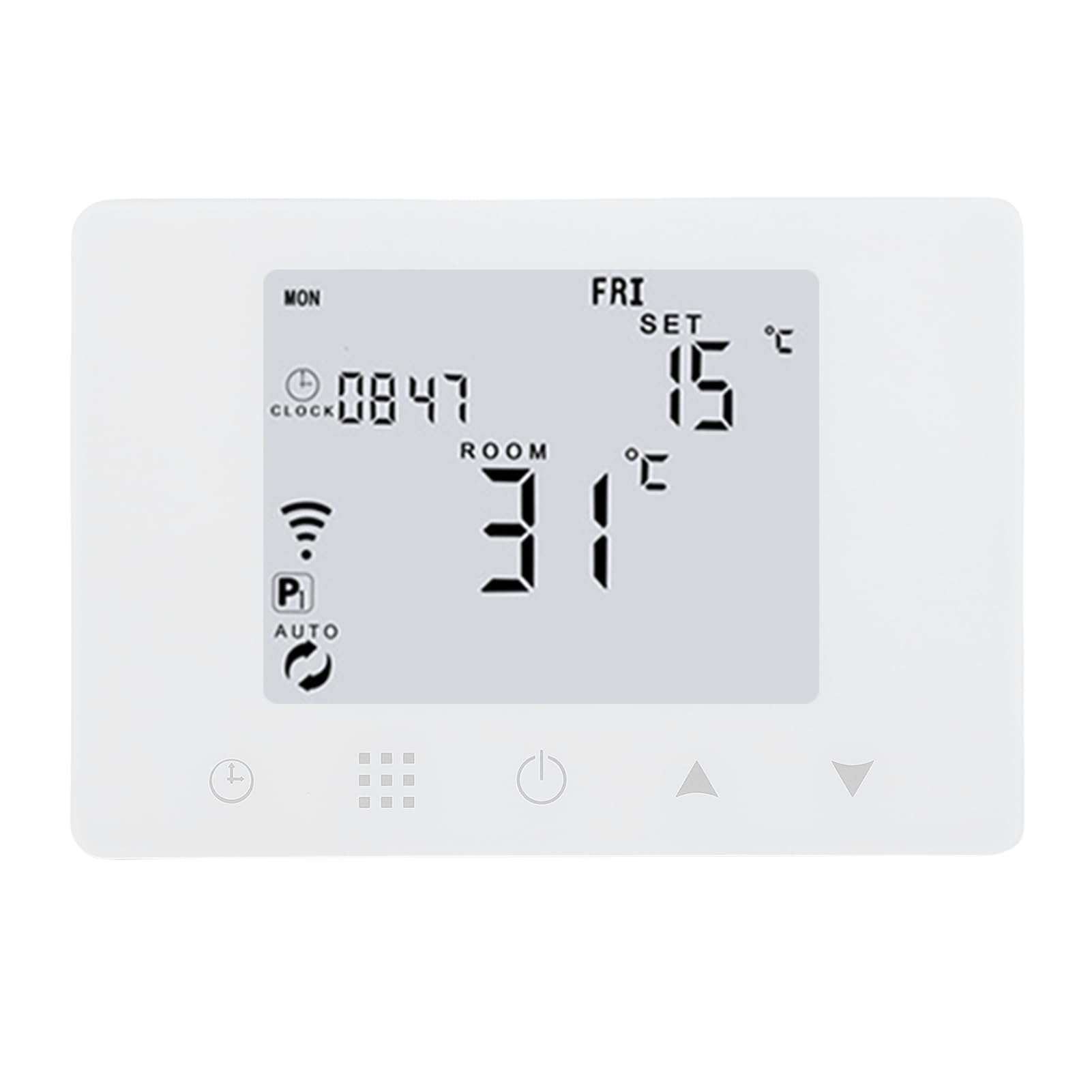 Brrnoo Termostato Digitale con Controllo Touch e Impostazioni