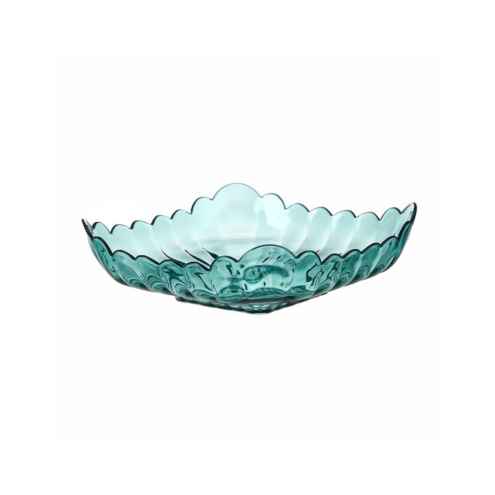HPTHLY Fruit Plate Fruit Plate Square Decorative Plate Fruit Plate For Home Kitchen Hotel Restaurant Snack Plate Candy Plate Fruit Bowl (Blue)