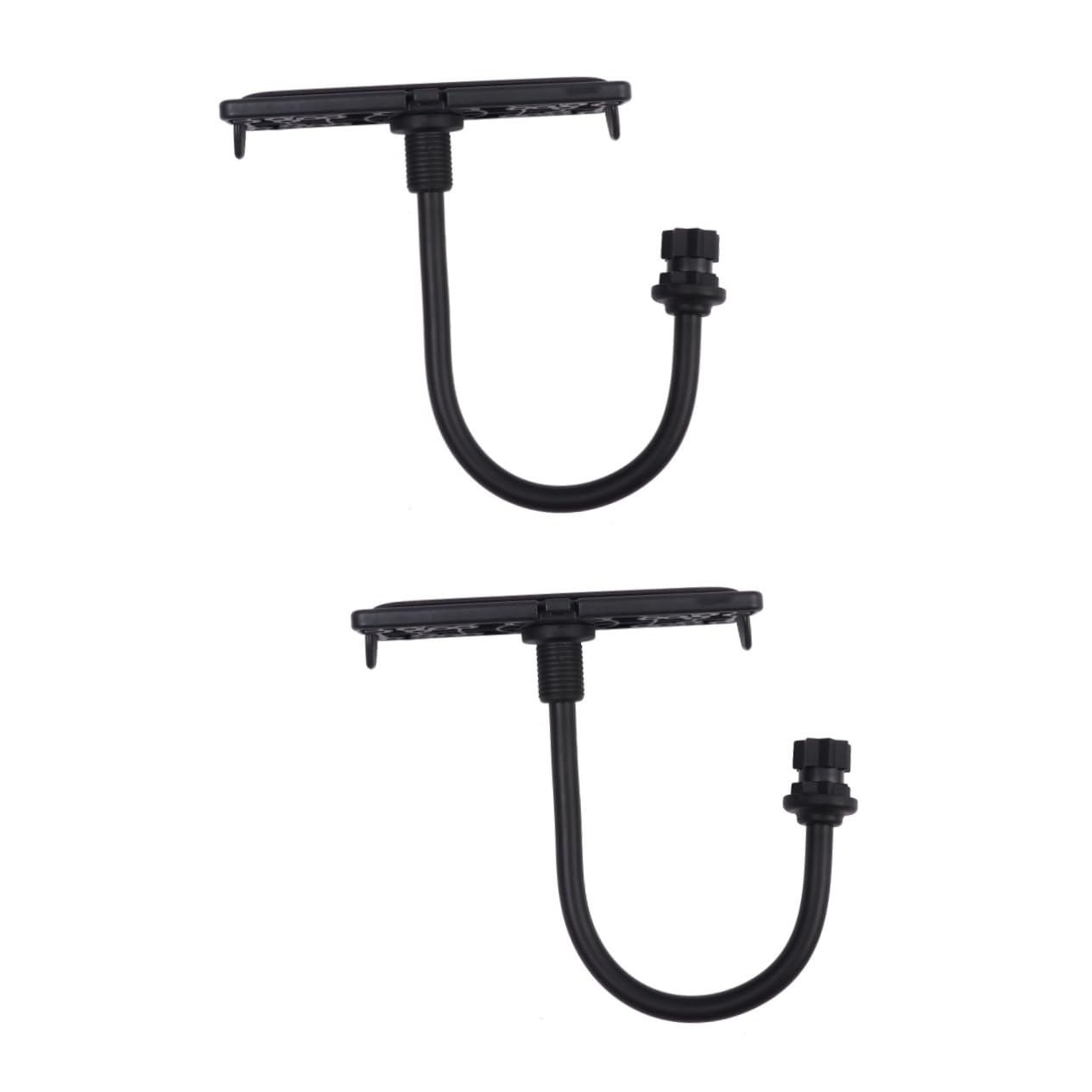 Toddmomy Halterung für Fischfinder Sucherhalter Montage Boot Halter für Fischfinder Klammer Zubehör Fischfinderhalter für Kajaks Fischfinderhalter zum Angeln Schwarz
