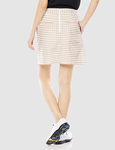 [キャロウェイ] レディース スカート (8WAYストレッチ・ホース千鳥プリント) / ゴルフ / C21228204 1040_ベージュ S 2枚目