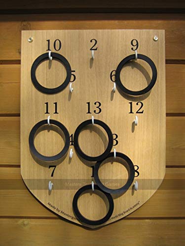 Masters Regulation Ring Board with 6 Regulation Rings Cover