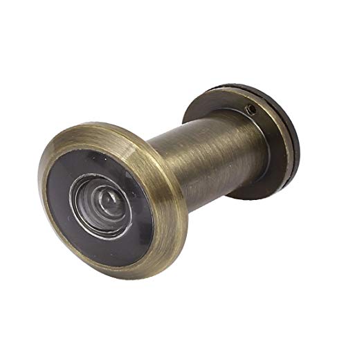 Lente para puerta New Lon0167 16mm diámetro, ángulo de visión amplio de 180 grados color bronce