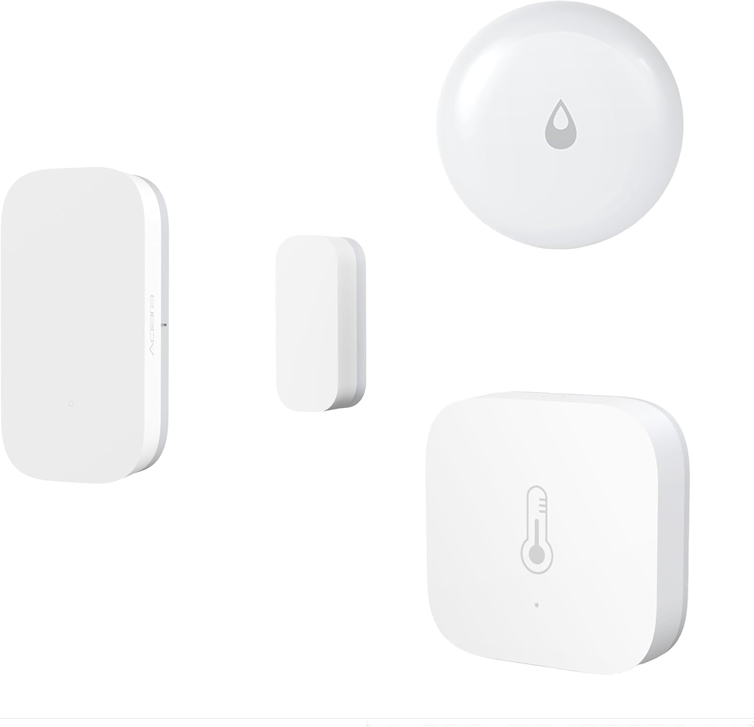 Aqara Smart Home Starter Set:Zigbee Tür- und Fenstersensor, Temperatur- und Feuchtigkeitssensor & Wassermelder , Kompatibel mit Apple Home, Home Assistant