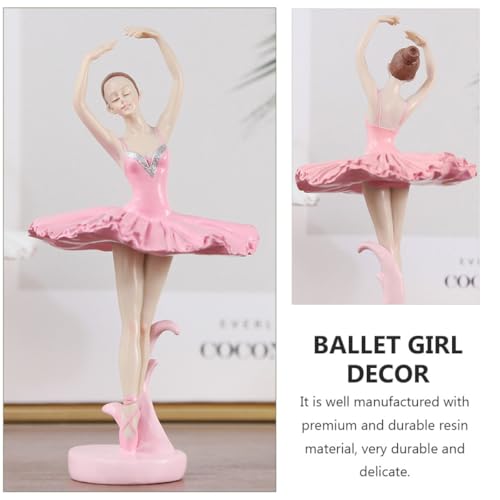 Figurine ballerine decorative en resine statue danseuse ornement maison salon - 4