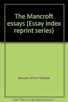 Paperback The Mancroft essays (Essay index reprint series) Book