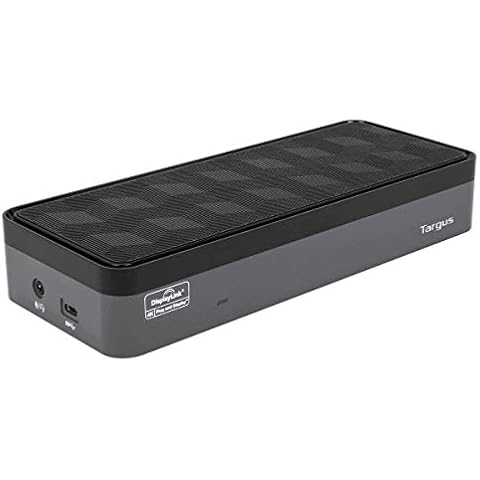 Targus USB C Universal Docking Station with Quad 4K(QV4K), Docking Station Single 5K/Quad 4K UHD Display,USB C Laptop Docking Station with 4 DisplayPort or 4 HDMI Ports/100W Power Delivery(DOCK570USZ) Cover