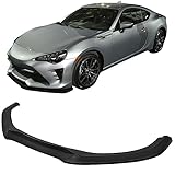 Front Bumper Lip Compatible with 2013-2020 Toyota 86, GT Style Black PU Front Lip Finisher Under Chin Spoiler Add On By IKON MOTORSPORTS