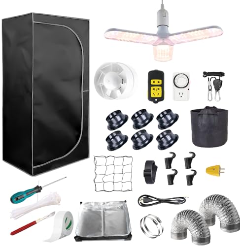 Complete Mylar 2x2 Grow Tent Kit