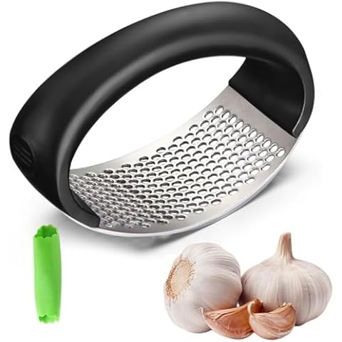 Generic Stainless Steel Garlic Press Rocker Cover