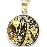 [あなたと私の宝石箱] コインジュエリー ペンダント/エッフェル塔（Eiffel Tower） 2.0g 約1/10ozサイズ SWISS MADE 999.9 FINE GOLD / 限定1000枚/332690