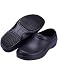 SensFoot Slip Resistant Chef Shoes Black Non Slip Kitchen Work Clogs for Women (8 B(M) US)