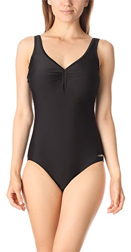 Preisvergleich Produktbild aQuarilla Damen Badeanzug AQ148 (Schwarz, 44)