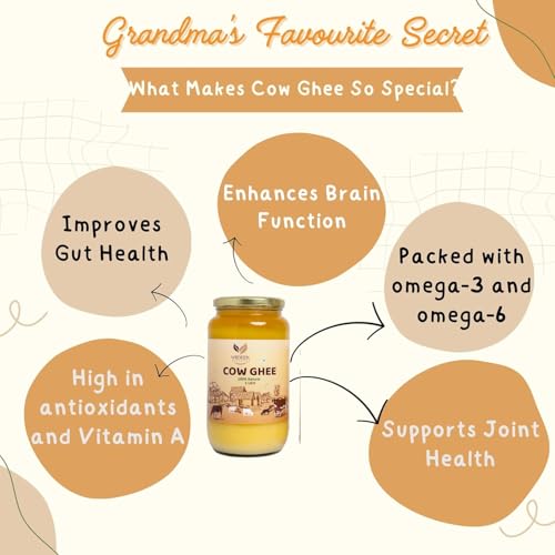 Image of Vaideek Pure Cow Ghee | Bilona Cow Ghee | Made in Earthen Pots (Pack of 2-1000 ml Each)