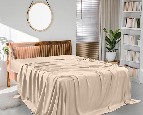 Utopia Bedding, Flat Sheet King Size, OEKO-TEX Certified, Easy Care Soft Brushed Polyester, Microfiber Fabric, Wrinkle - Image 2