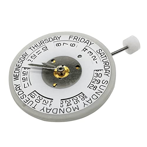 DKSooozs 2834-2 腕時計ムーブメント 3針と下部カレンダー ダブルカレンダー 自動機械式ムーブメント交換-A