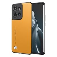 EASSGU Custodia per Motorola Moto Edge 50 Neo/ThinkPhone 25 (6.36 Inches), Cover per Telefono in Stile Business con Retro in PU Pelle - Viola scuro