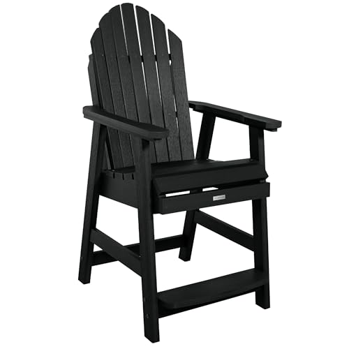 Image of Highwood 5 Piece Hamilton Square Counter Height Dining Set, Black