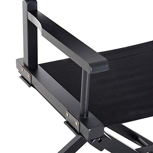 HOMCOM Beech Wooden Frame Directors Chair Foldable Oxford Fabric Seat Easy To Carry&Travel - Image 9