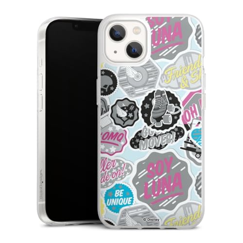 Coque en Silicone Compatible avec Apple iPhone 13 Etui Silicone Coque Souple Soy Luna Disney Produit sous Licence Officielle