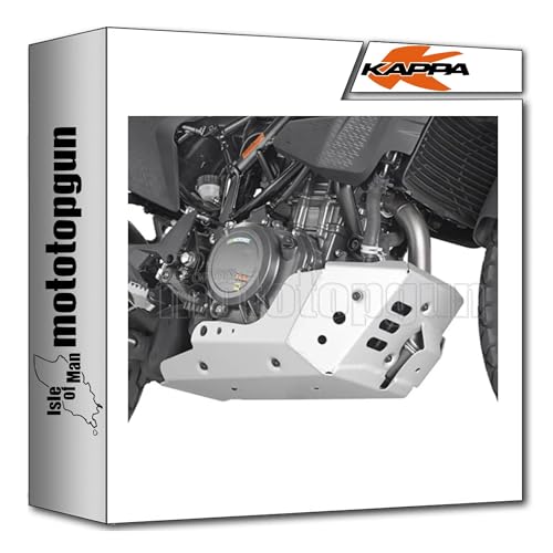 Sabot moteur alu Kappa protège le carter des KTM 390 Adventure de 2020 à 2023