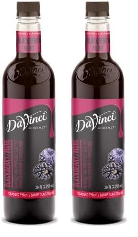 Image of DaVinci Gourmet Classic Blackberry Syrup, 25.4 Fl Oz (Pack of 2)
