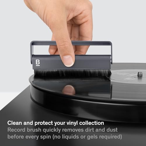 Boundless Audio Record Cleaner Kit - 2-Piece Vinyl Record Cleaning Kit Includes Vinyl Record Brush & Stylus Cleaner - Carbon Fiber Anti-Static Vinyl Brush & Stylus Brush