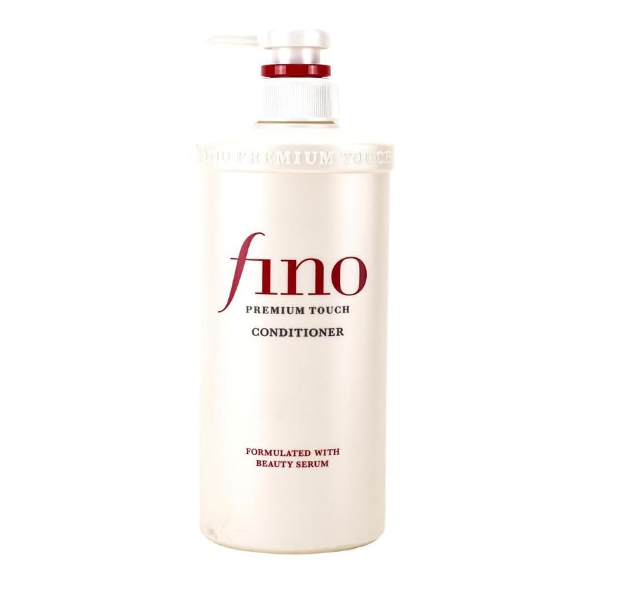 Fino Premium Touch Moist Conditioner (550ml/18.6oz) - J-Beauty Japanese Hair Repair Treatment with Royal Jelly & PCA - Deep Moisturizing, Smoothing & Anti-Frizz for Dry, Damaged Hair