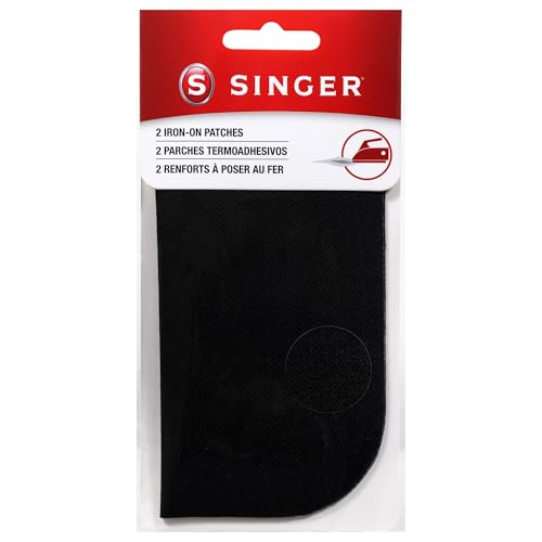 SINGER 00065 Iron-On Patches for Clothing Repair,...