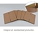 SUNLPH 50 Pack 4x4x4 Inches Shipping Boxes, Small Corrugated Cardboard Boxes for Mailing and Packing, Brown