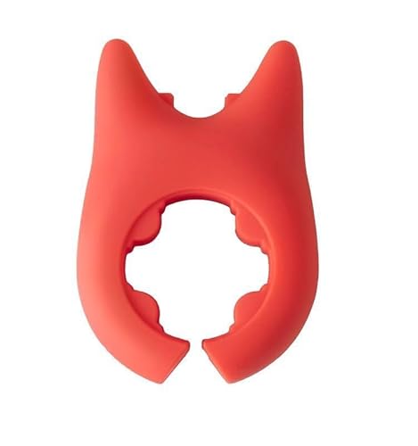 Set di 3 utensili da cucina in silicone con clip per cucchiaio e spatola, anti-trabocco, verde, rosso, resistente al calore, set da 3