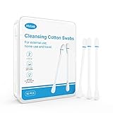 Seguro y efectivo: los cotonetes con suero fisiologico de Mebak podrían limpiar la suciedad externa y los irritantes alrededor de sus perforaciones de manera efectiva.