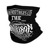GTTDFASJ Multifunktionstuch Vintage Garrison Tavern Birmingham Neck Gaiter UV Gesichtsschutz Winter Peaky Movie Shelby Brothers Blinders Bandana Schal