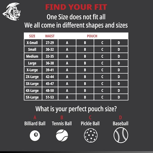 RM Real Men Real Men Ares-Accent Low-Rise Pouch Bikini Brief – 1, 3, 6 Pack with Size B & D Pouch XS - 5XL, D Pouch 3 Pack- Black Blue Grey Modal, XL