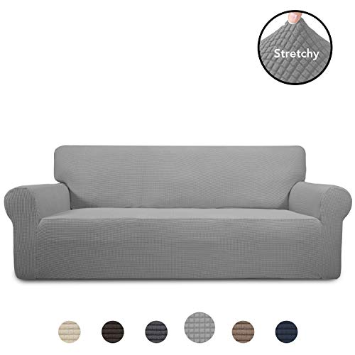 PureFit Stretch Sofa Slipcover – Spandex Jacquard Non Slip Soft Couch Sofa Cover