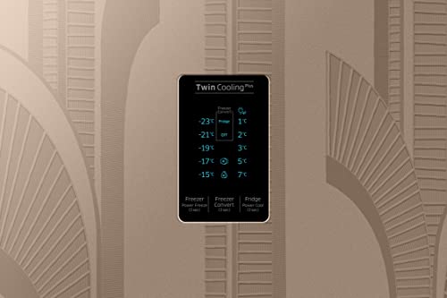 Image of Samsung 301L 2 Star Inverter Frost-Free Convertible 5 In 1 Double Door Refrigerator Appliance (RT34C4522YB /HL,Bronze Archi)