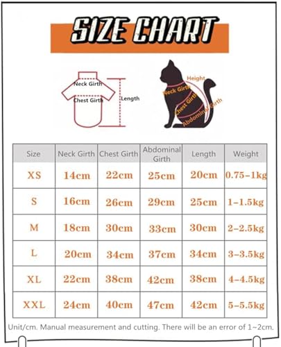 Ropa para gatos Sphynx Mao camiseta transpirable de primavera verano shooter comfort XXL 8