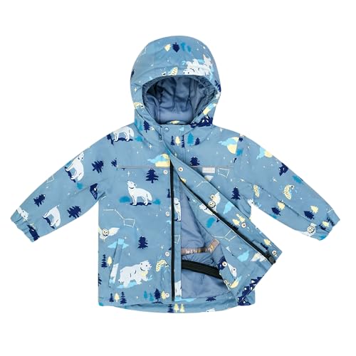 JAN & JUL Waterproof Ski Jacket, Insulated Snow Coat for Toddlers - Main Image