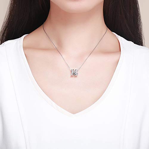 Image of Eternalll Jewellery - Spacer Beads Authentic 925 Sterling Silver Charms Vintage A-Z Letter Alphabet Charms for Bead Bracelets Women Charm Diy Jewelry